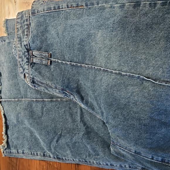 Dazy High- Waise Wide-Leg Blue Jeans - Picture 10 of 12